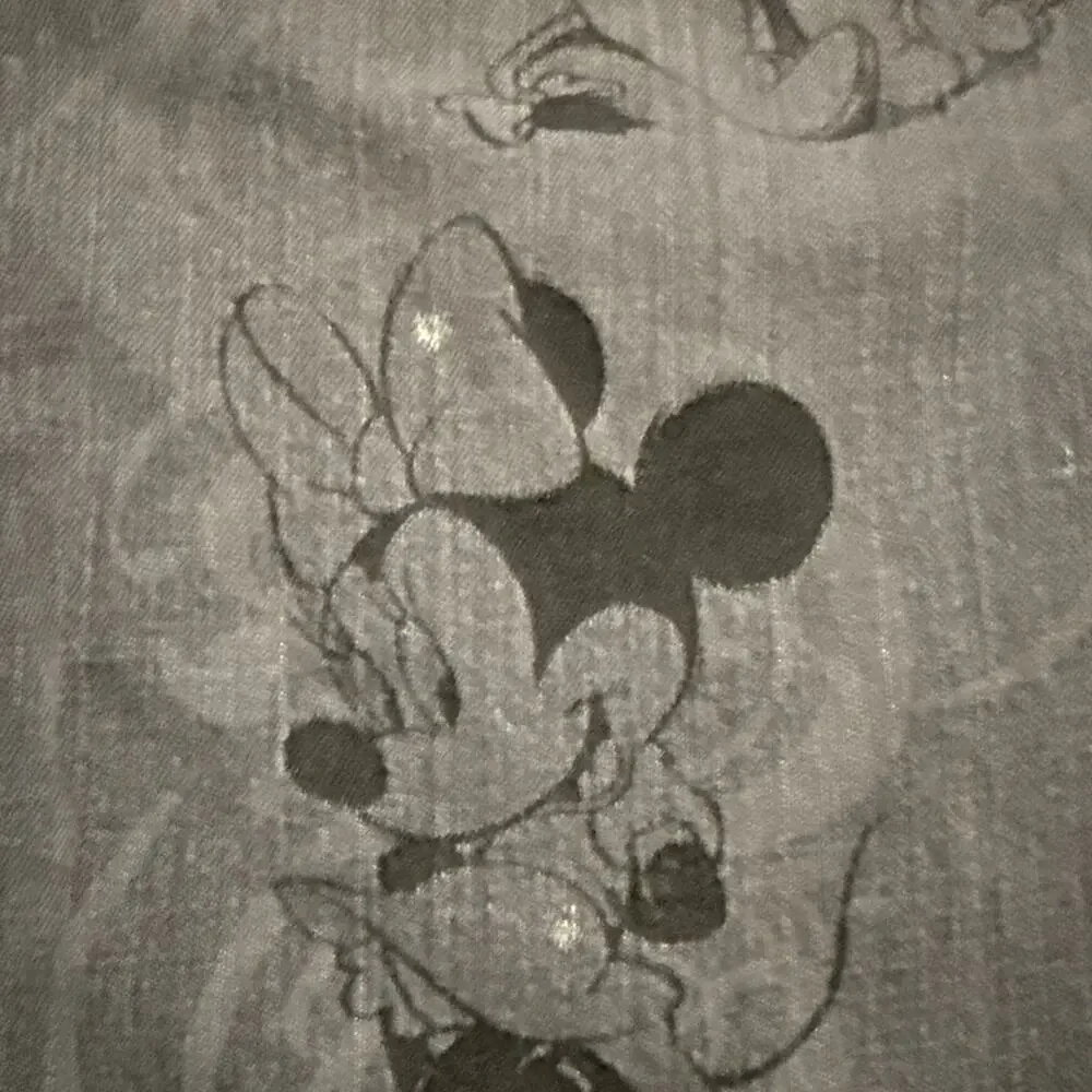Disney Store Denim Jeans Capri Mickey Minnie Tinkerbell Alice Eeyore Cleo sz 14 - Picture 5 of 9